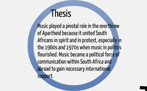 The Role Of Music In South Africa's Anti-Apartheid Movement By Cannon ...