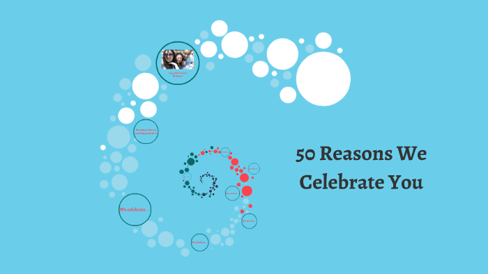 50 reasons to celebrate