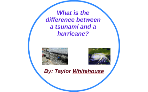 Tsunami vs hurricane