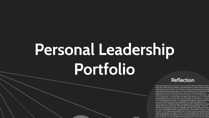 Personal Leadership Portfolio By Bilal Nasser On Prezi