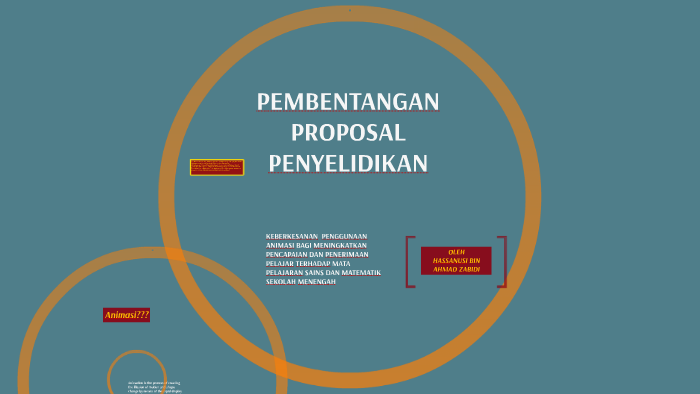 Pembentangan Proposal Penyelidikan By Hassanusi Ahmad Zabidi