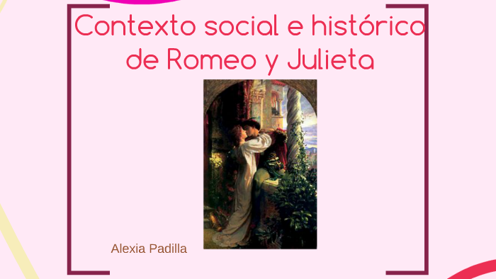 Contexto social e histórico de Romeo y Julieta by Alexia