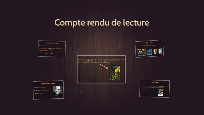Page De Garde Compte Rendu De Lecture prezi.com