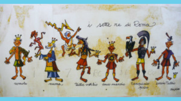 I Sette Re Di Roma Disegni