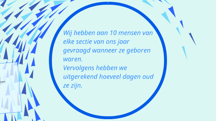 Hoe oud ben jij? by sophie langedijk on Prezi