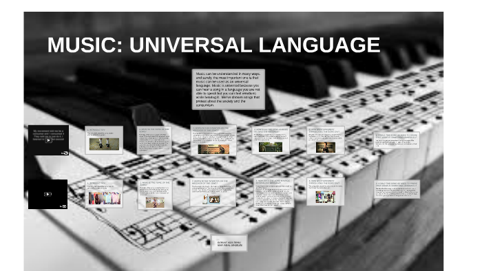 music is the universal language of the world ответы