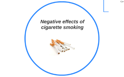 negative effects of smoking cigarettes essay