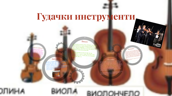 Гудачки инструменти by Jovana Aleksic on Prezi