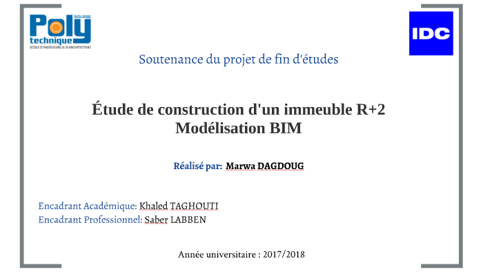 Soutenance du projet de fin d'études by marwa dg on Prezi