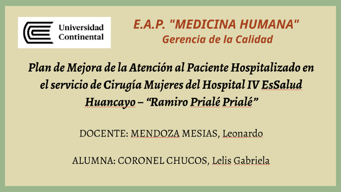 Plan De Mejora Continua Corregidodocx Enfermeria Hospital Images