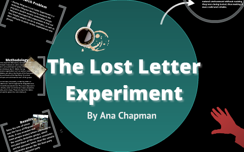 the lost letter experiment