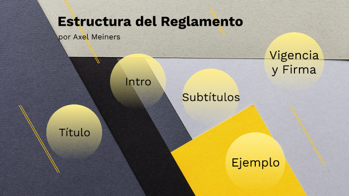 Estructura Del Reglamento By Axel Meiners