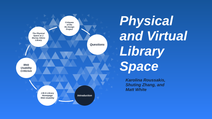 9630 - Virtual and Physical Space in the Library by Matthew White on Prezi