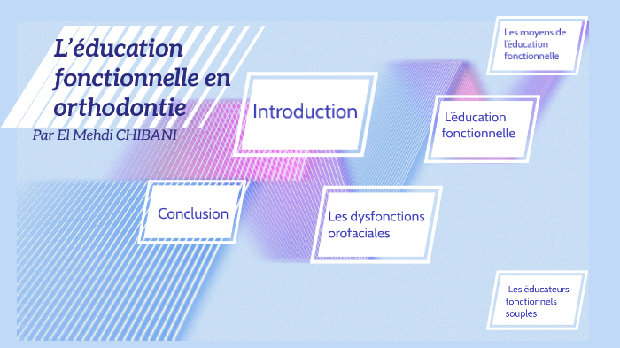L Education Fonctionnelle En Orthodontie By Mehdi Chibani