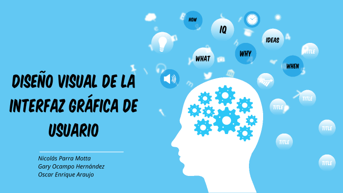 Diseño visual de la interfaz gráfica de usuario by gary ocampo ...