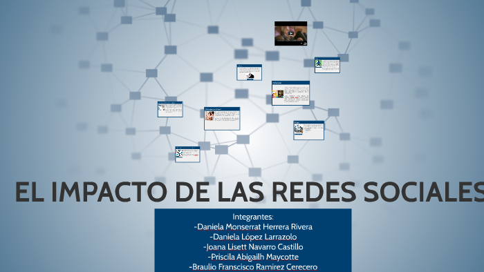 IMPACTO DE LAS REDES SOCIALES by Daniela Rivera on Prezi