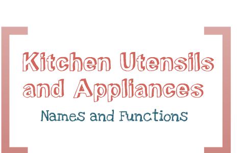 Kitchen Utensils Names List with Images and Infographics