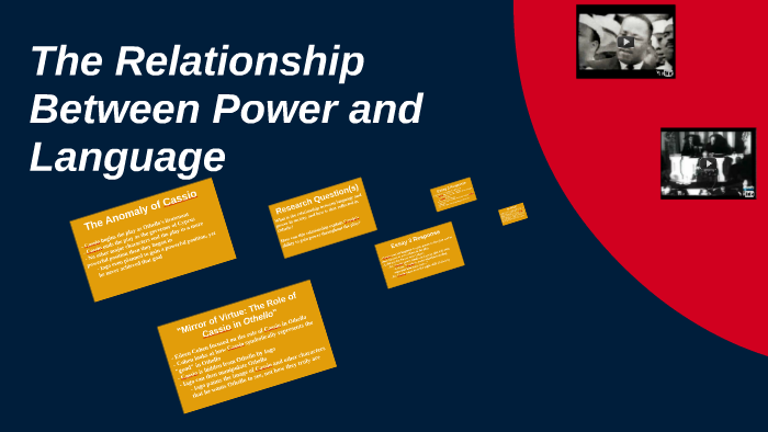 relationship between language and power essay