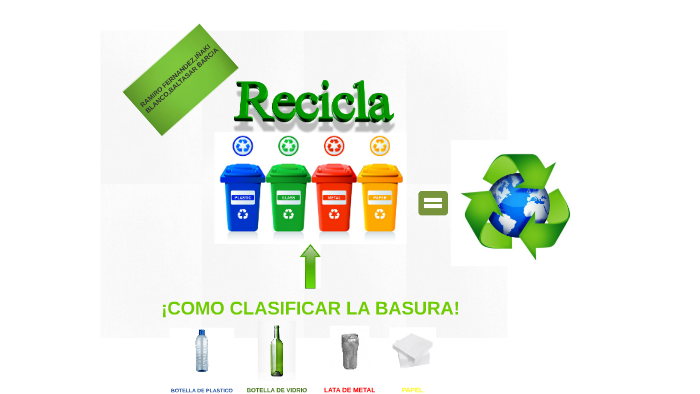 COMO CLASIFICAR LA BASURA! by iña balnco