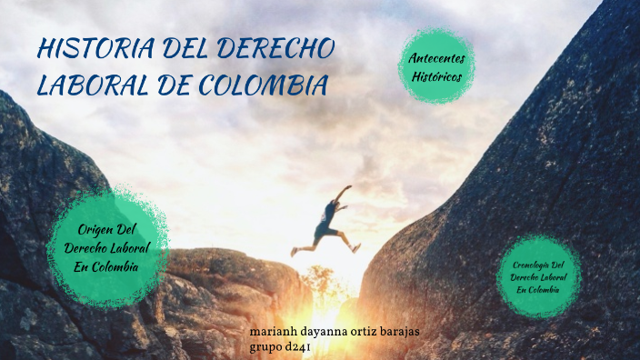 HISTORIA DEL DERECHO LABORAL DE COLOMBIA By Marianh Ortiz