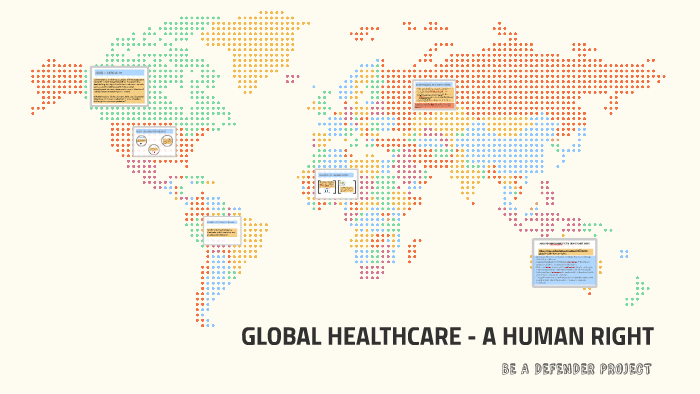 GLOBAL HEALTHCARE - A HUMAN RIGHT By Lindsay SJS