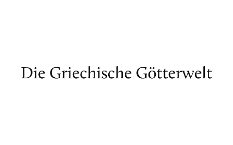 Griechische Gotter By Felix Steinkogler