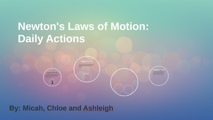 Newtons Laws Of Motion By Chloe Onato 0778