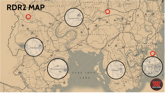 RDR2 MAP.