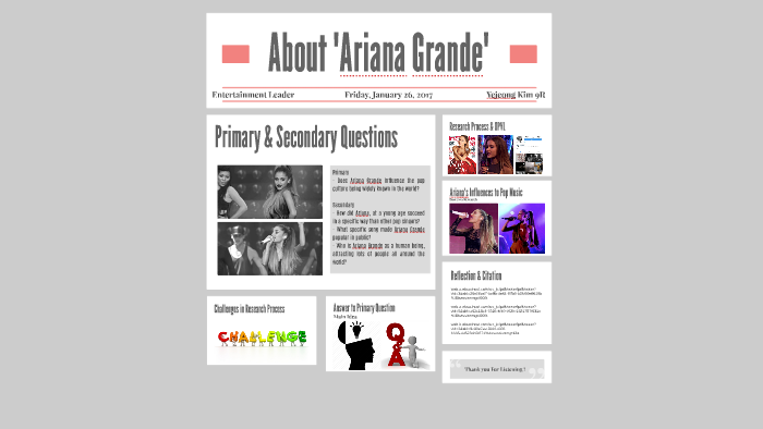 Ariana Grande by on Prezi