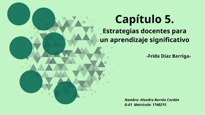 Capitulo 5. Estrategias Docentes Para Un Aprendizaje Significativo By ...