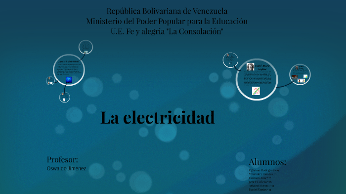 la electricidad es un fenómeno físico por el que las distint by manuel ...