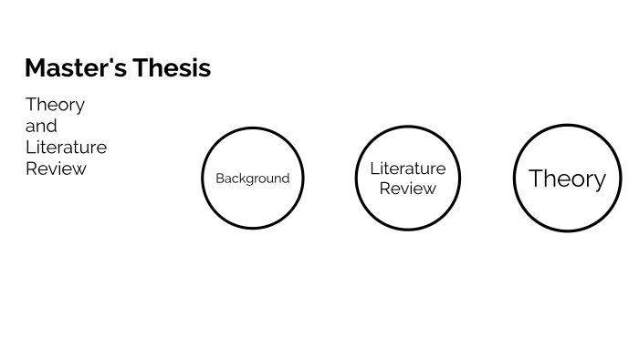 master thesis theory chapter