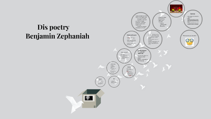benjamin zephaniah dis poetry