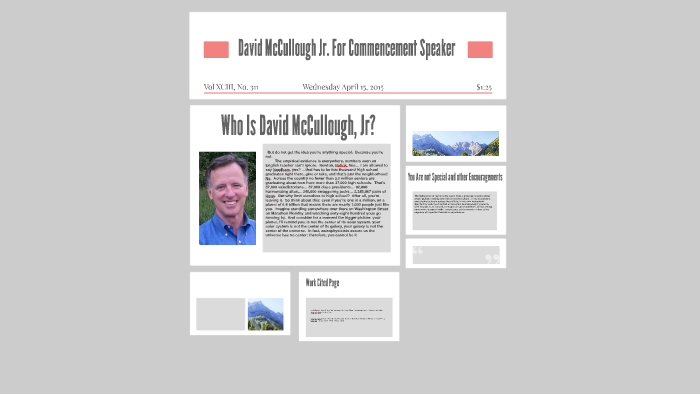 Commencement speech picture