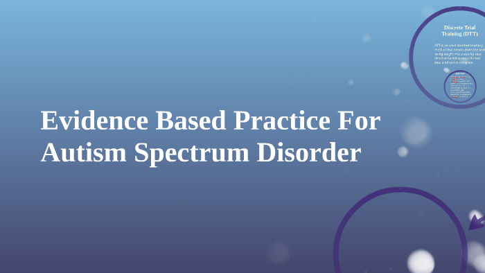 Evidence Based Practice For Autism Spectrum Disorder by Maria Garcia on ...
