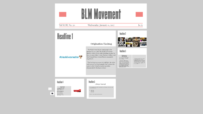 BLM Movement by Chris Taylor on Prezi