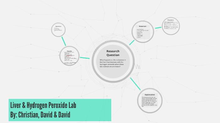 liver and hydrogen peroxide experiment variables