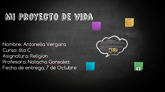Mi Proyecto De vida by Antonella Vergara on Prezi