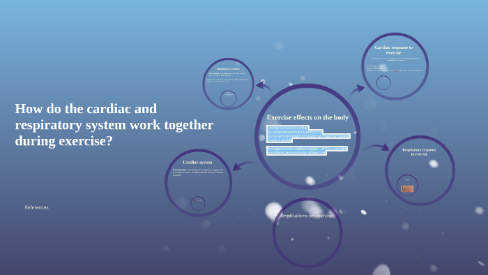 How do the cardiac and respiratory system work together duri by Emily ...