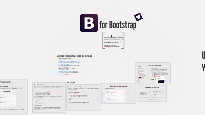 Bootstrap Knowledge Sharing by yujun jiang on Prezi