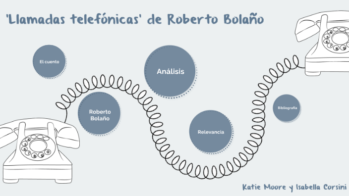 Llamadas telefónicas de Roberto Bolaño by Isabella Corsini on Prezi
