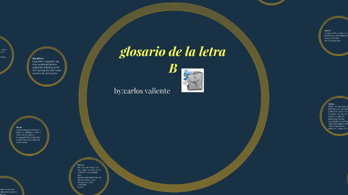 Glosario De La Letra B By Carlo Valiente On Prezi