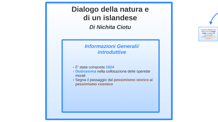 Dialogo Della Natura E Di Un Islandese Leopardi Analisi