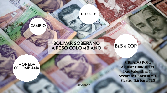 Cambio De Moneda Con El Peso Colombiano By Trabajos Virtuales On Cambio De Moneda Con El Peso Colombiano