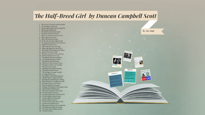 The Half Breed Girl By Duncan Campbell Scott By Amy Singh