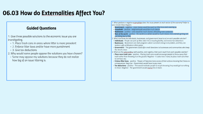 06.03 How do Externalities Affect You? by Nicole Kerr