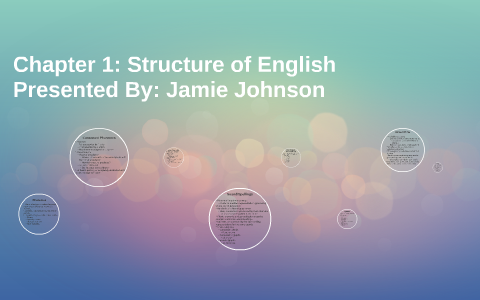 Chapter 1: Structure of English by Jamie Johnson on Prezi