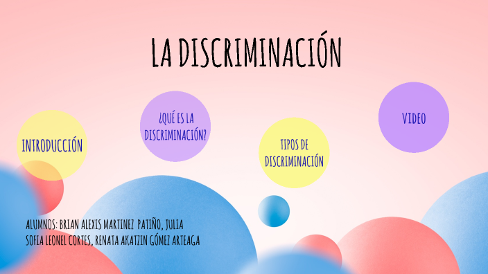 DISCRIMINACION by Renata Akatzin on Prezi