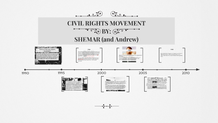 The Civil Rights Movement Was A Popular Movement That Lasted By Shemar ...