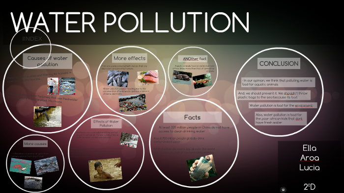 WATER POLLUTION by Madre Mia on Prezi